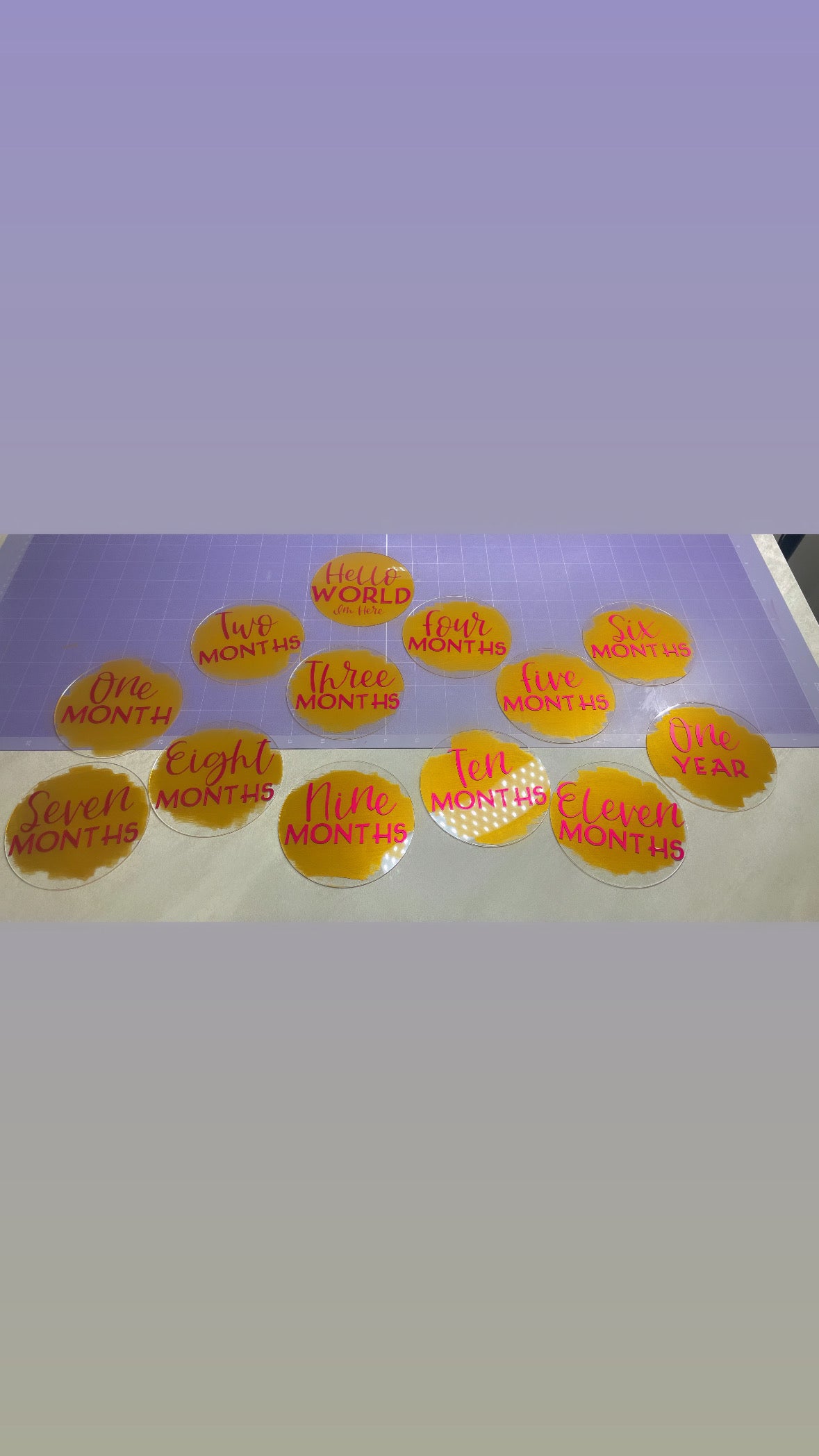 Baby First Year Milestone Set – Monthly Photo Props – Custom Wooden Discs or Blanket – Newborn Keepsake – Baby Shower Gift – Handmade