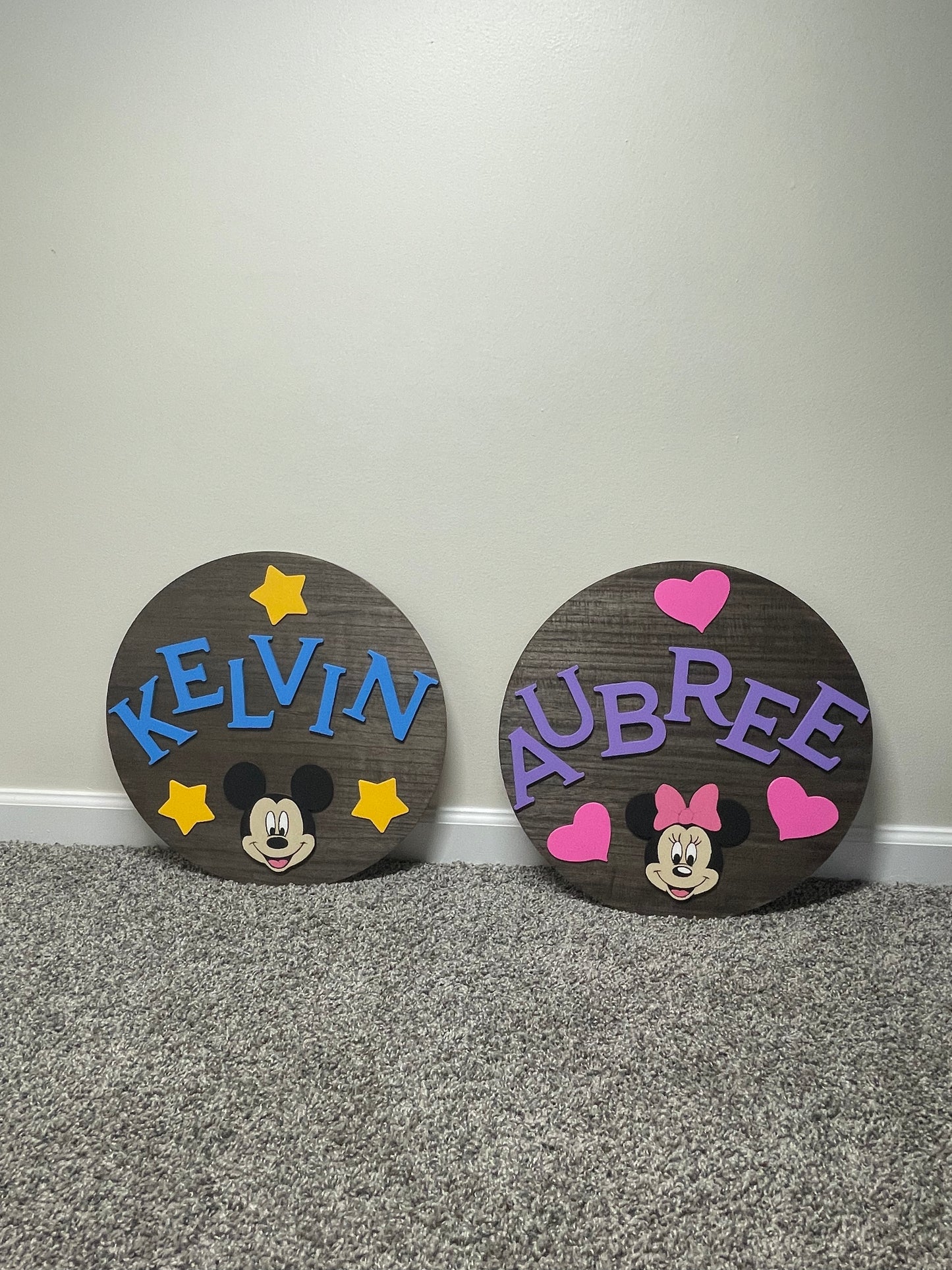 Custom Nursery Name Sign – Personalized Baby Room Wall Décor – Wooden Kids Room Sign – Handmade Baby Shower Gift – Nursery Wall Art