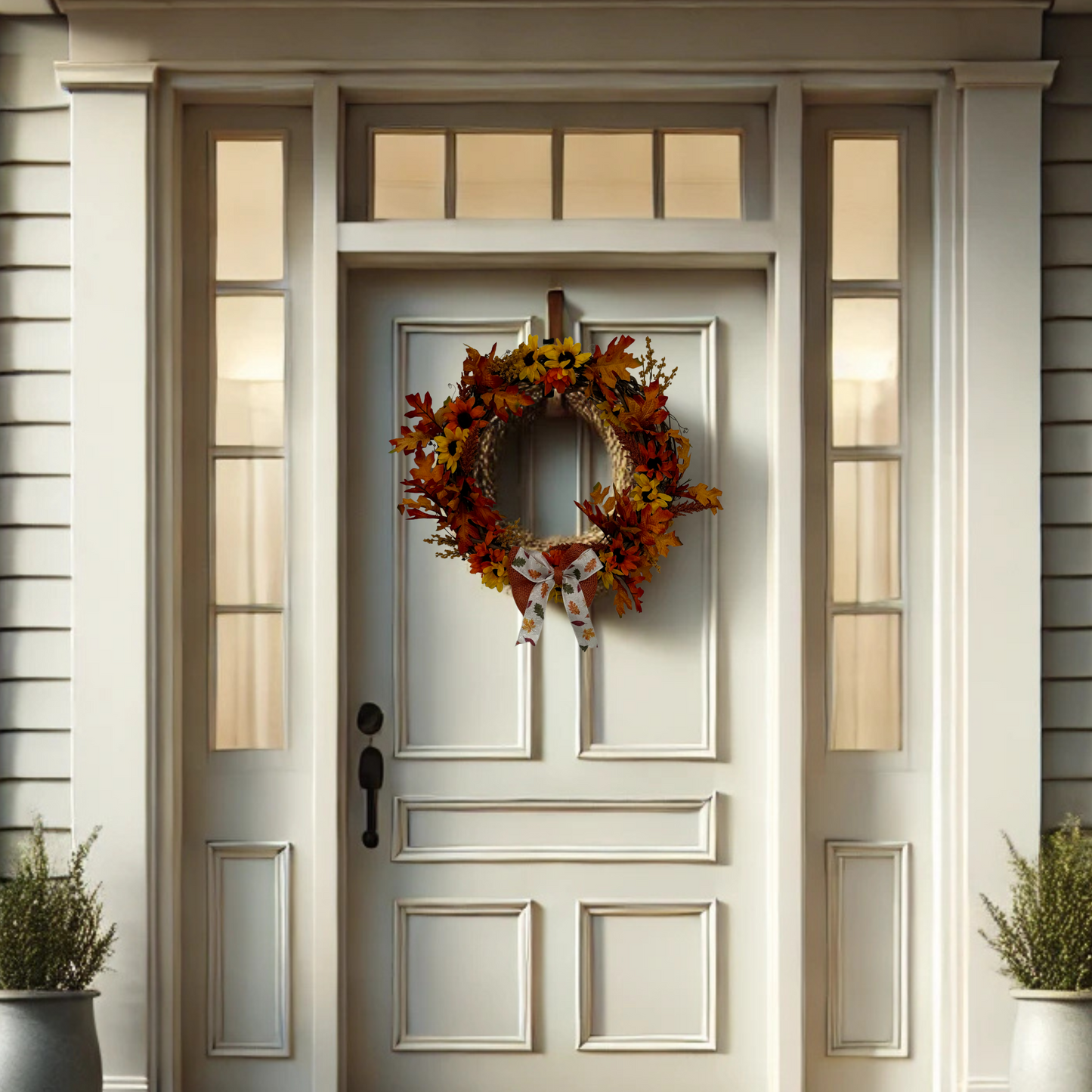 Custom Grapevine Wreath – Handmade Front Door Wreath – Seasonal, Holiday & Everyday Porch Décor – Personalized Home Decoration