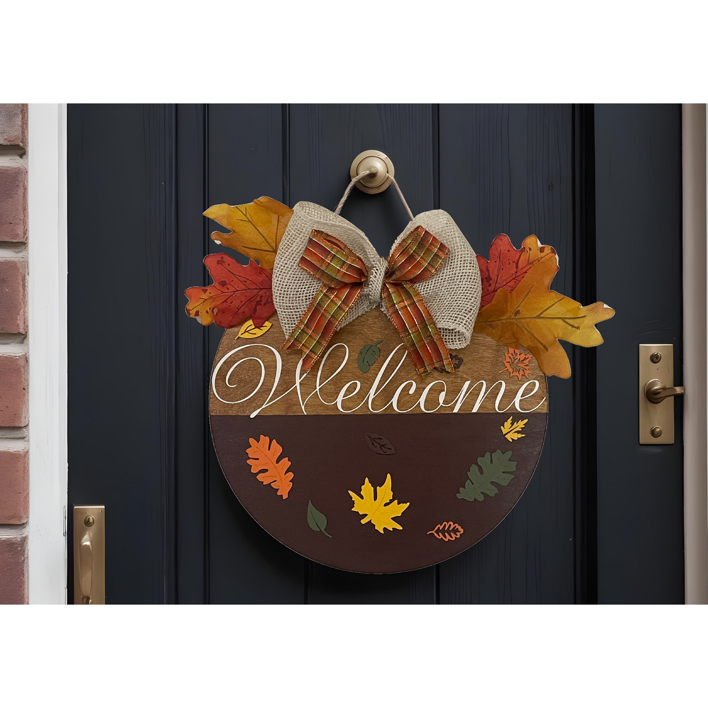 Custom Door Hanger – Personalized Front Door Sign – Seasonal, Holiday & Everyday Home Decor – Handmade Welcome Sign