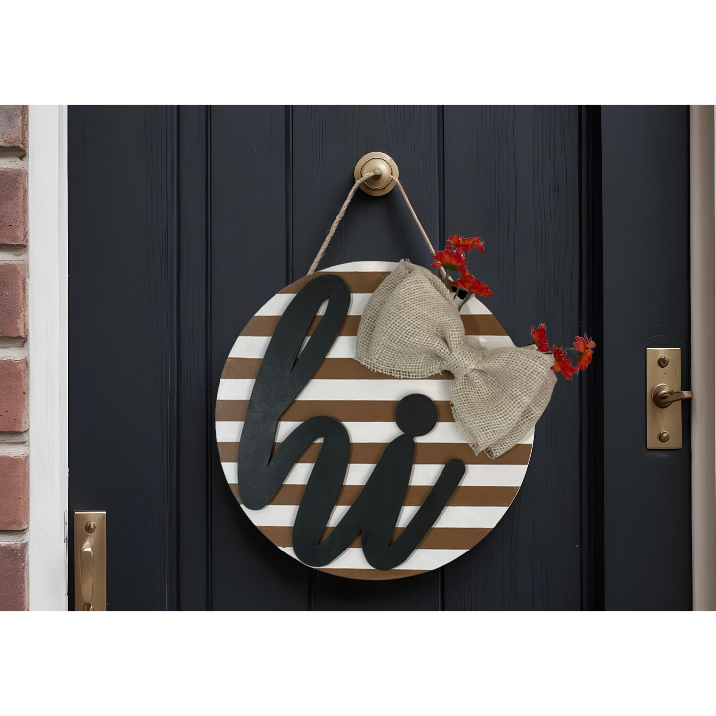 Custom Door Hanger – Personalized Front Door Sign – Seasonal, Holiday & Everyday Home Decor – Handmade Welcome Sign