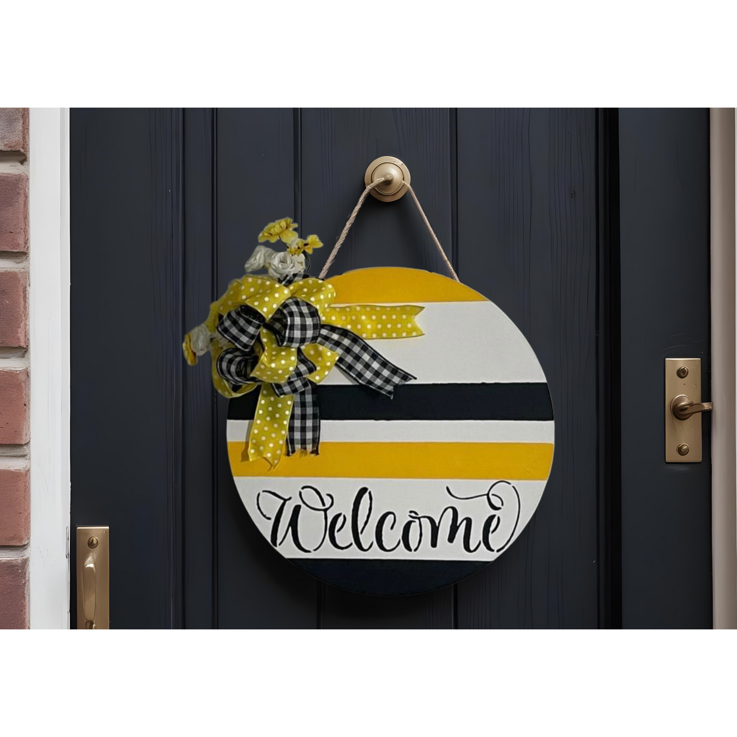 Custom Door Hanger – Personalized Front Door Sign – Seasonal, Holiday & Everyday Home Decor – Handmade Welcome Sign