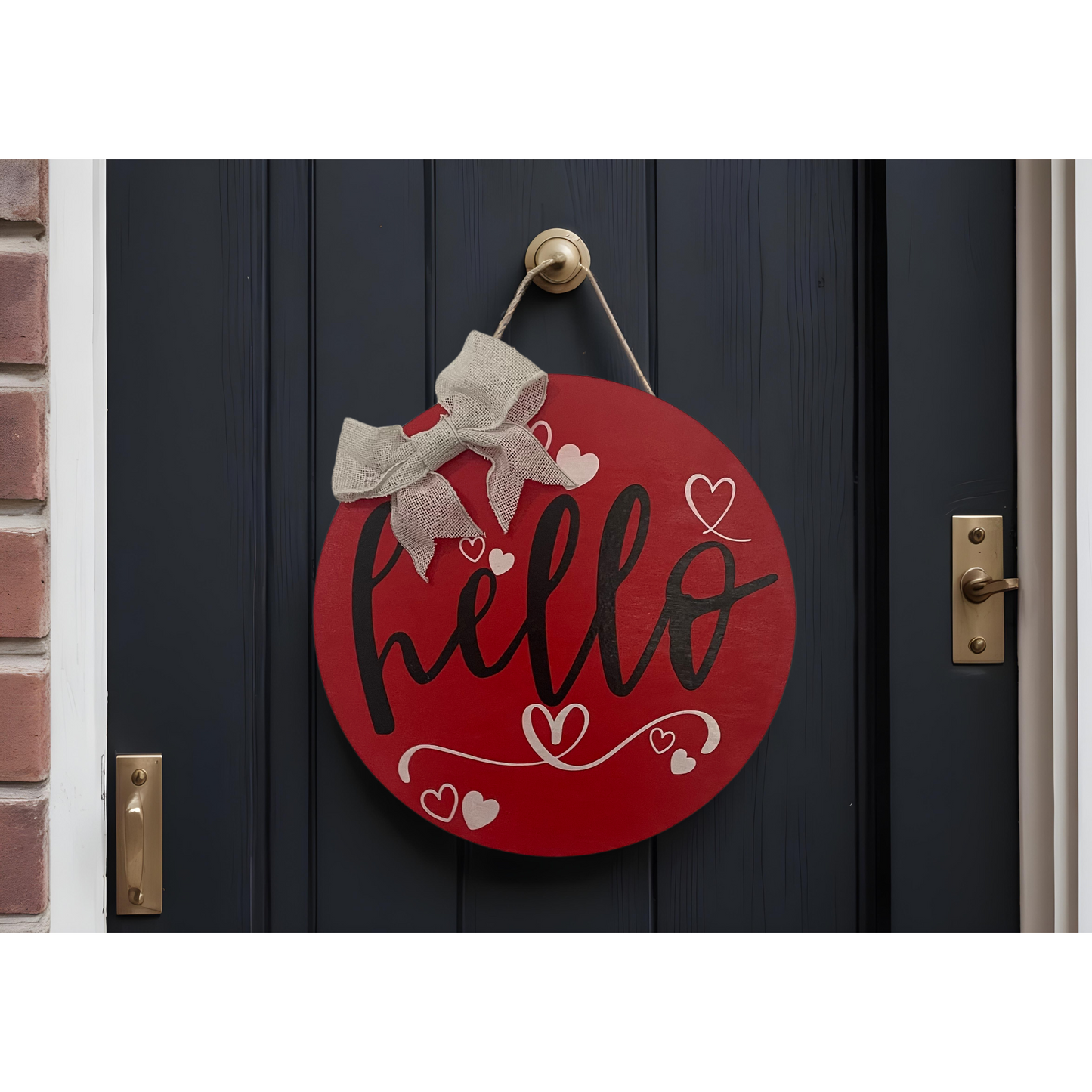 Custom Door Hanger – Personalized Front Door Sign – Seasonal, Holiday & Everyday Home Decor – Handmade Welcome Sign