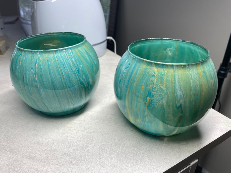 Marble Candle Holders