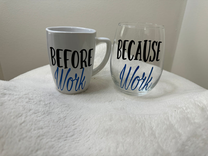 Mug/Wineglass Set