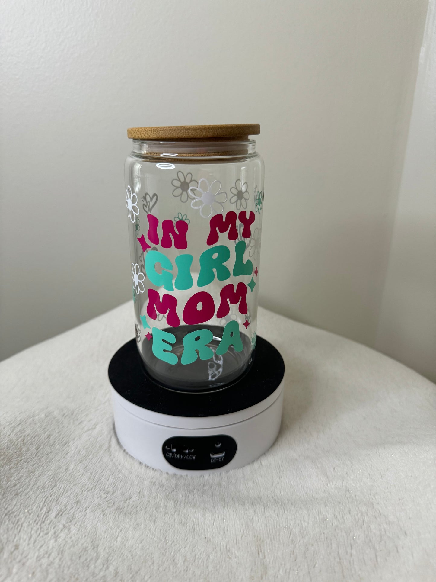 Custom Libbey Iced Coffee Glass – Frosted or Clear Can Glass – Personalized Beer Can Glass with Vinyl or Sublimation Design – Handmade Drinkware