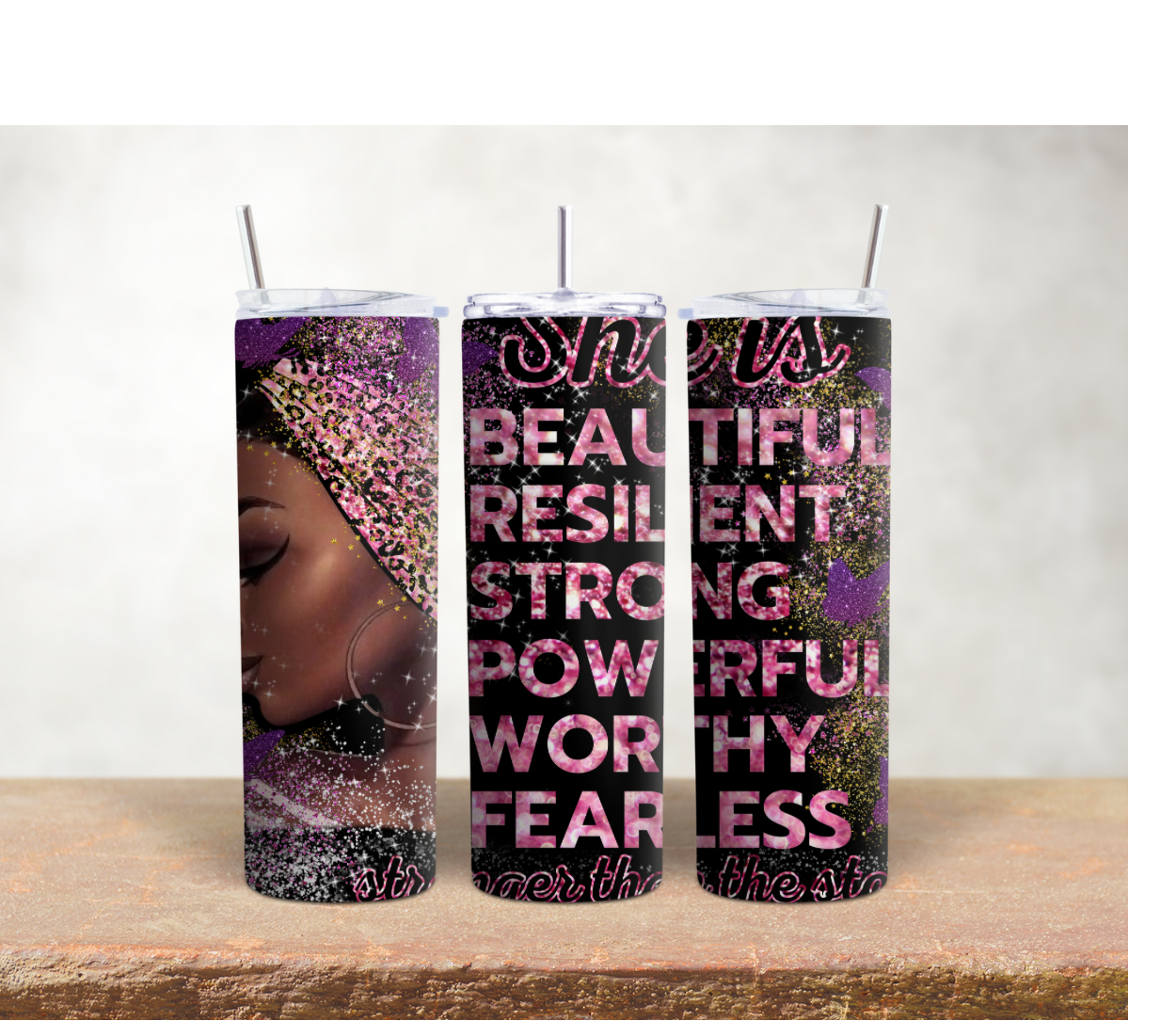 Custom 20oz Skinny Tumbler – Personalized Insulated Cup – Stainless Steel Travel Mug – Handmade Drinkware Gift – Everyday & Seasonal Designs