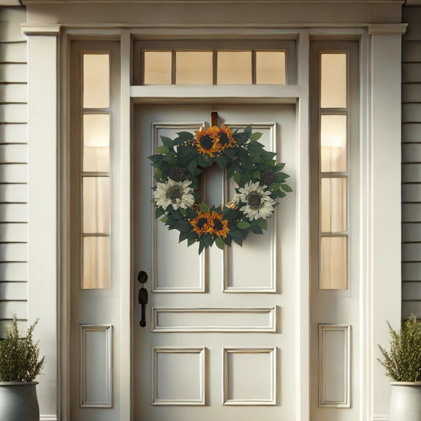 Custom Grapevine Wreath – Handmade Front Door Wreath – Seasonal, Holiday & Everyday Porch Décor – Personalized Home Decoration